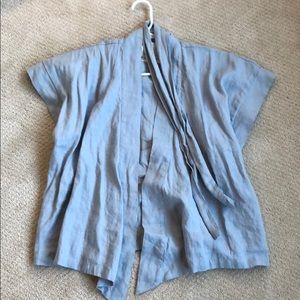 Not Perfect Linen Kimono Top